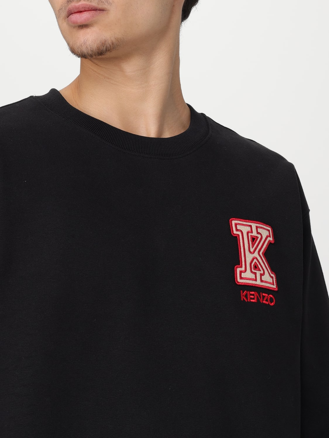 Black and red online kenzo sweatshirt