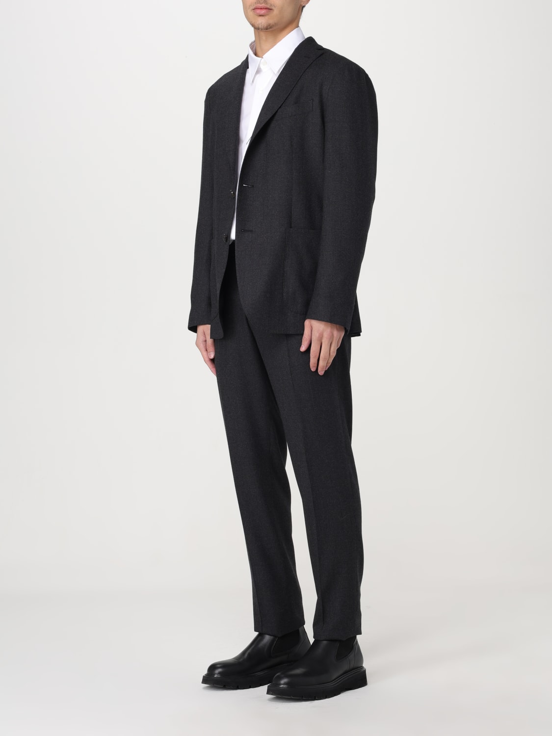 BOGLIOLI: suit for man - Grey | Boglioli suit N1382EFA0128 online at ...