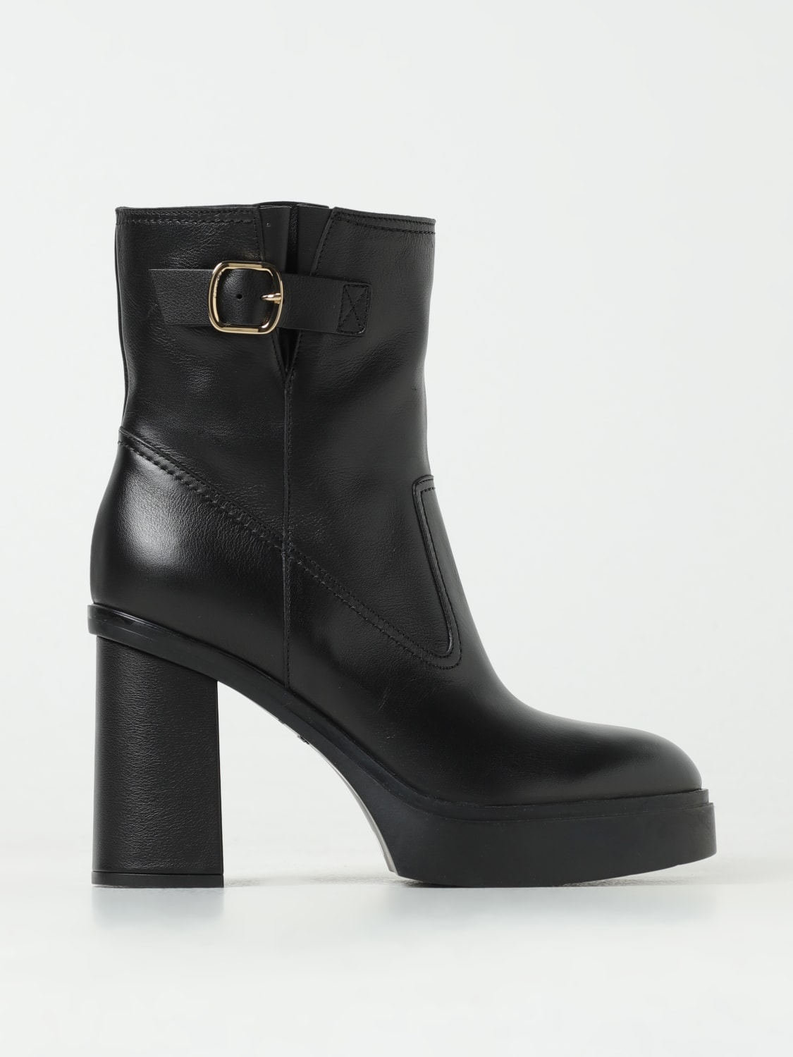 Santoni leather hotsell ankle boots