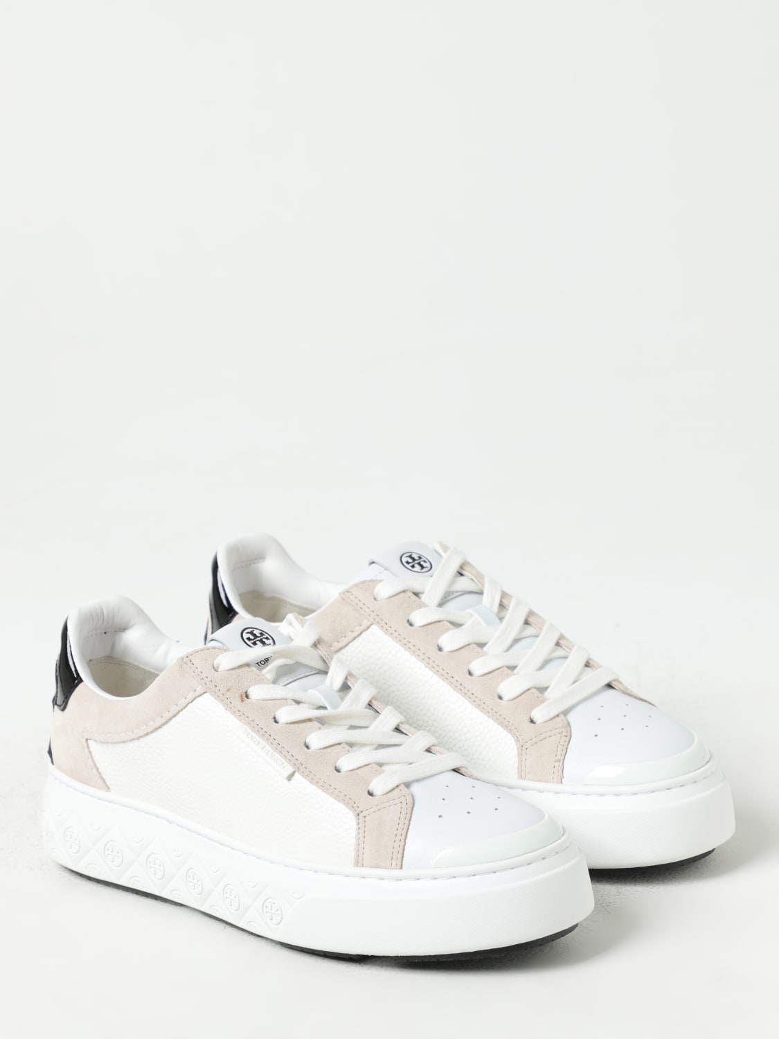 Tory burch white clearance sneakers