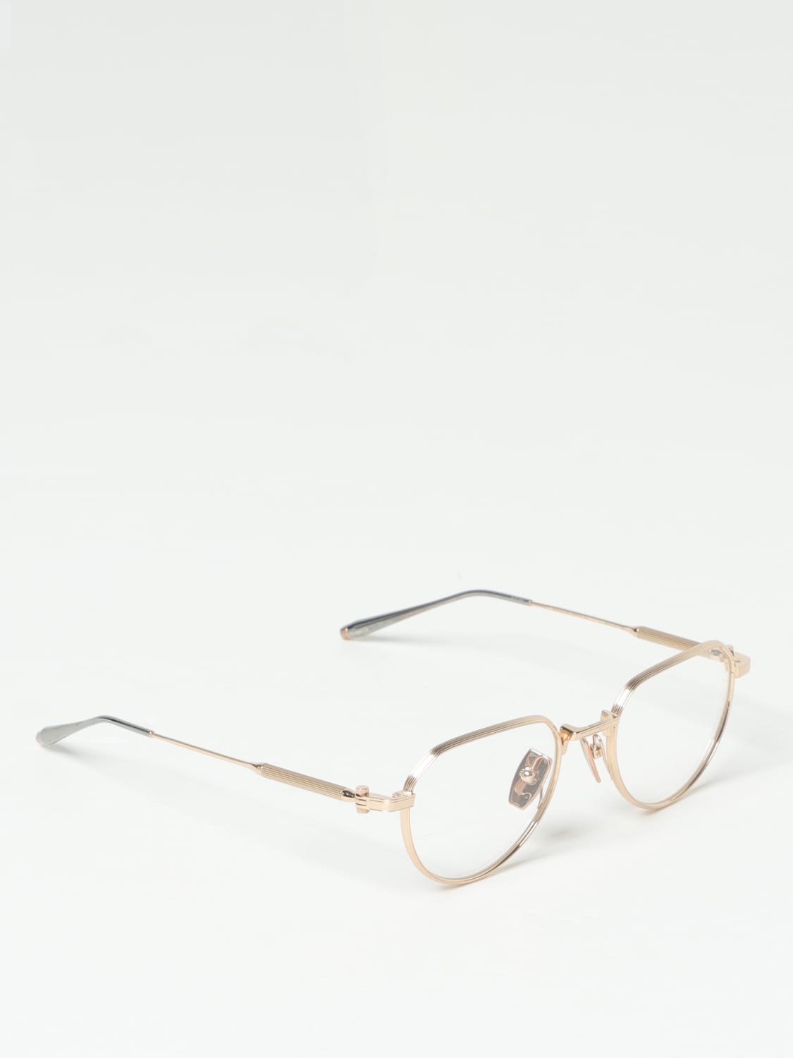 AKONI: Artemis titanium eyeglasses - Gold | Akoni optical frames