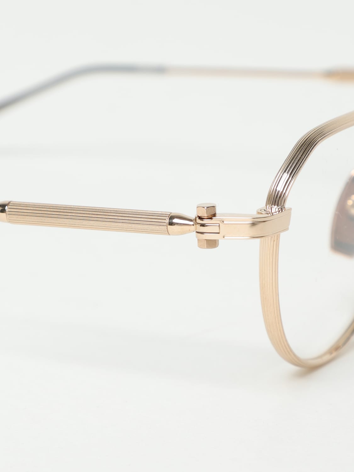 AKONI: Artemis titanium eyeglasses - Gold | Akoni optical frames