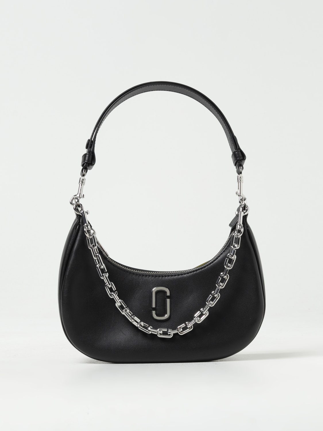 MARC JACOBS BORSA A SPALLA: Borsa The Curve Bag in pelle, Borsa A Spalla  Marc Jacobs donna - 2F3HSH072H01 Nero