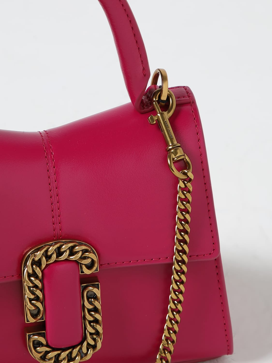 MARC JACOBS: mini bag for woman - Fuchsia | Marc Jacobs mini bag ...