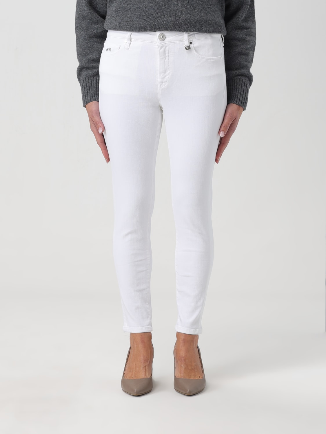 TRAMAROSSA: jeans for woman - White | Tramarossa jeans BIACAP B055 ...