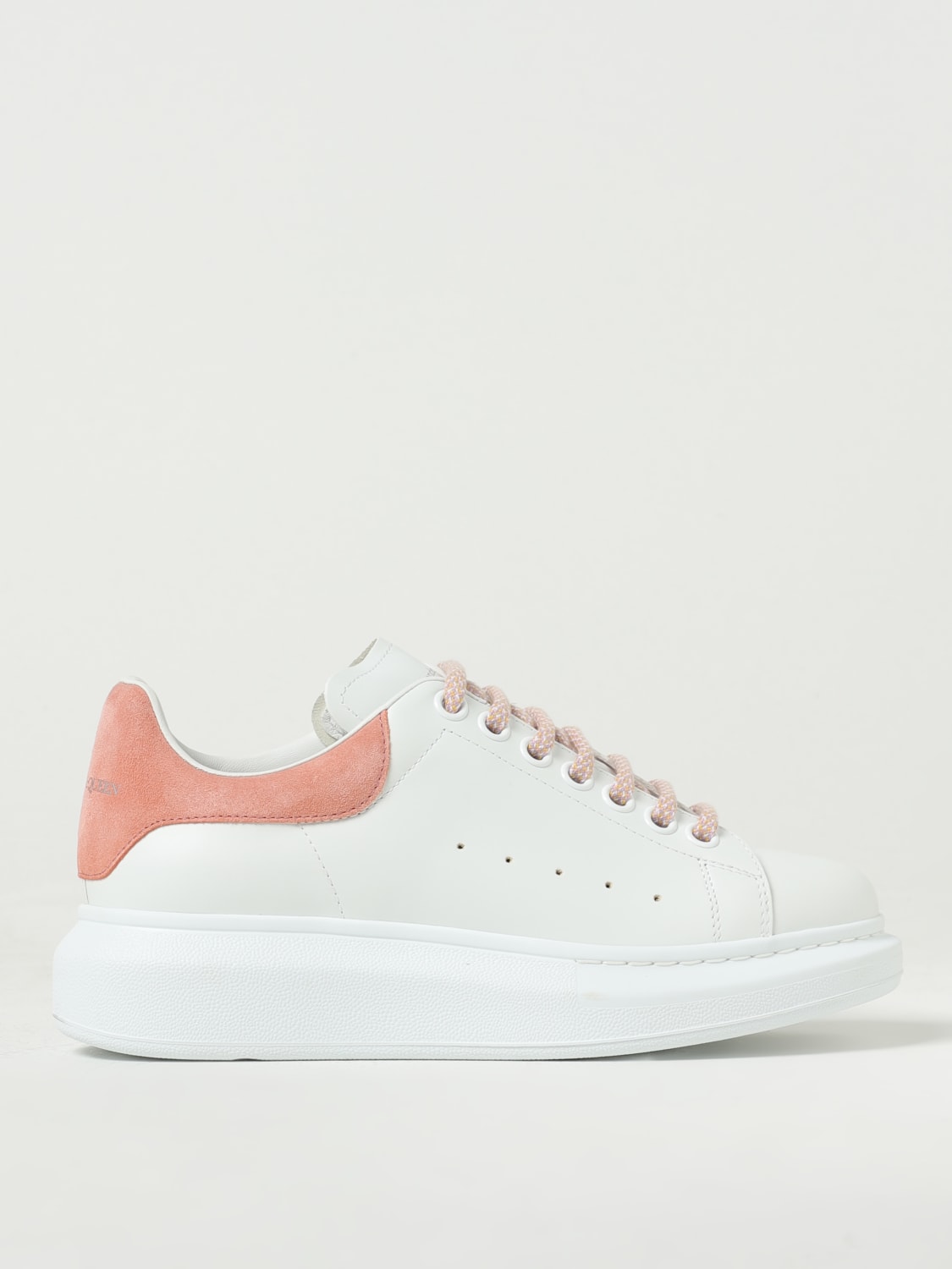 Alexander mcqueen sneakers white on sale orange