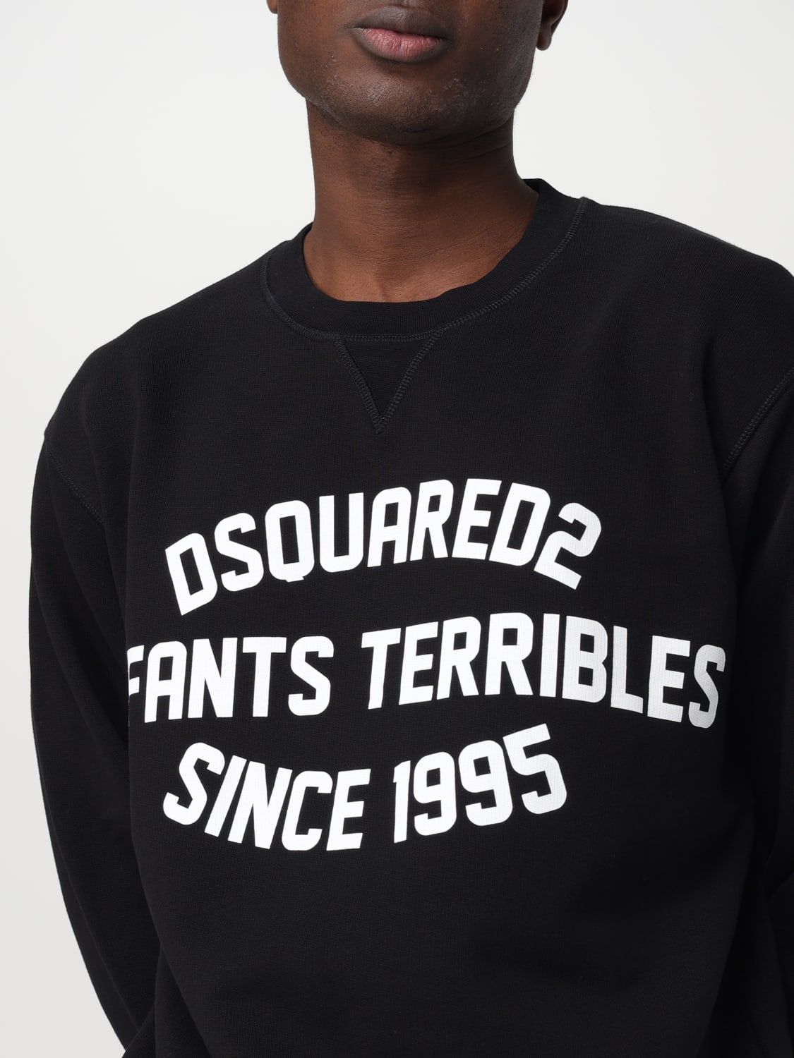 DSQUARED2 sweatshirt for man Black Dsquared2 sweatshirt