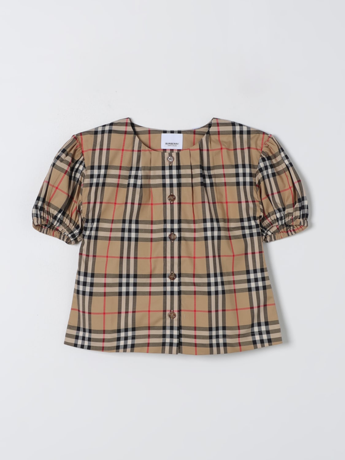 Burberry best sale girl shirt