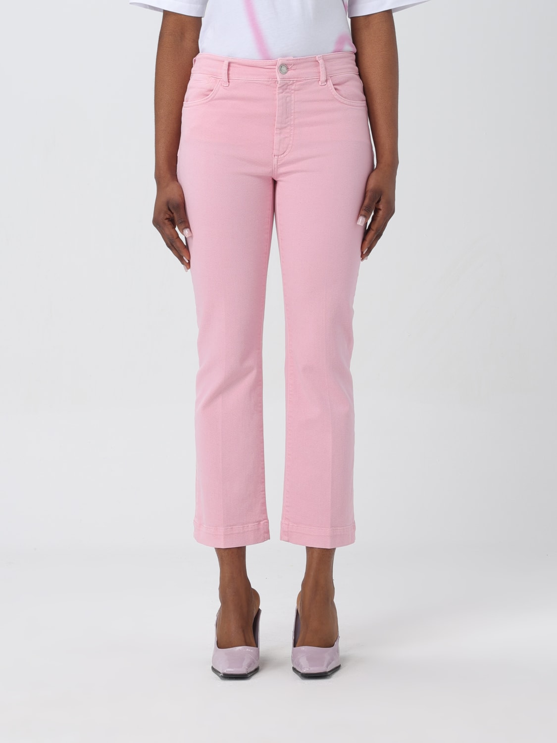 Jeans femme outlet rose