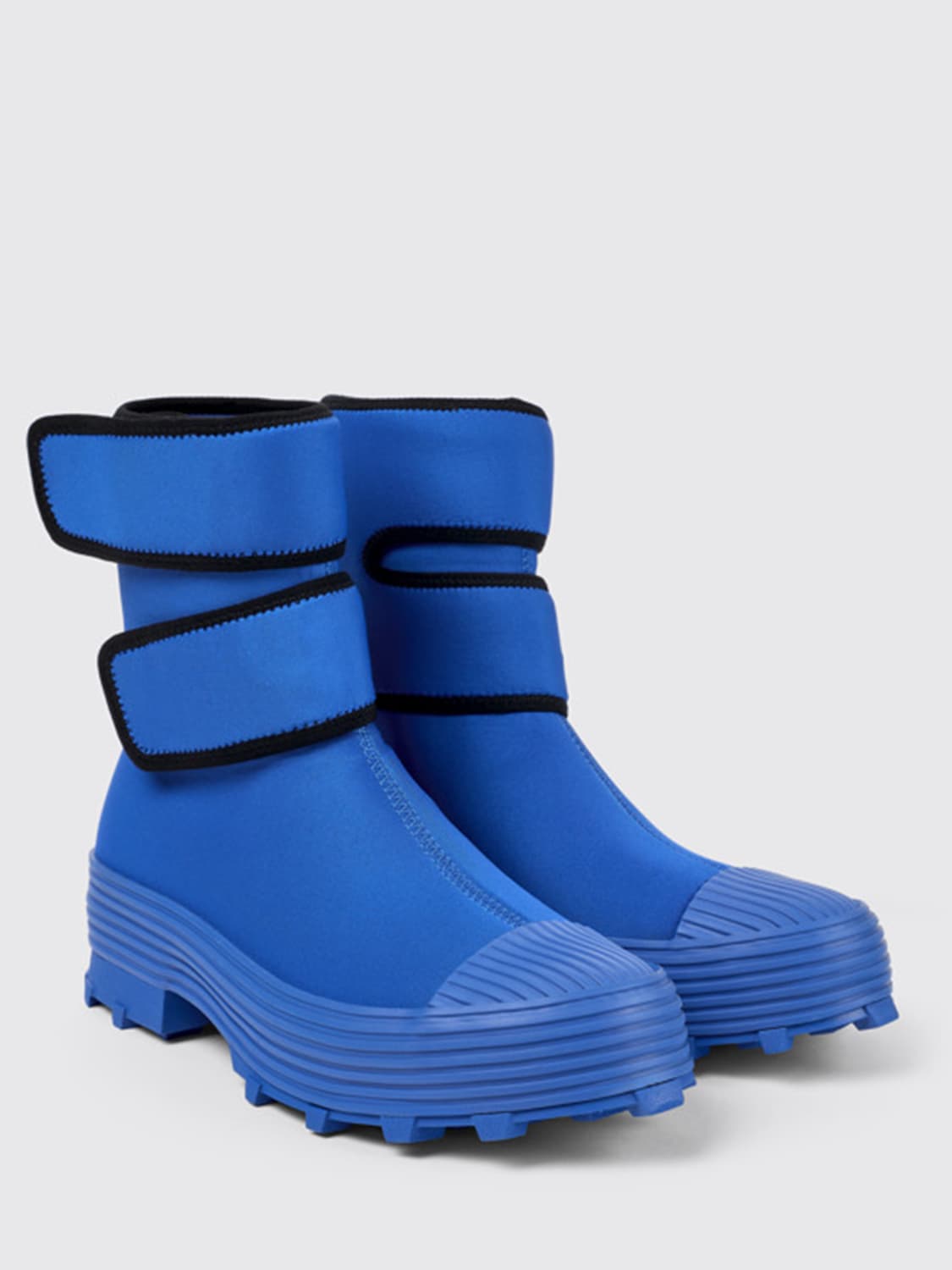 CAMPERLAB: flat ankle boots for woman - Blue | Camperlab flat ankle ...