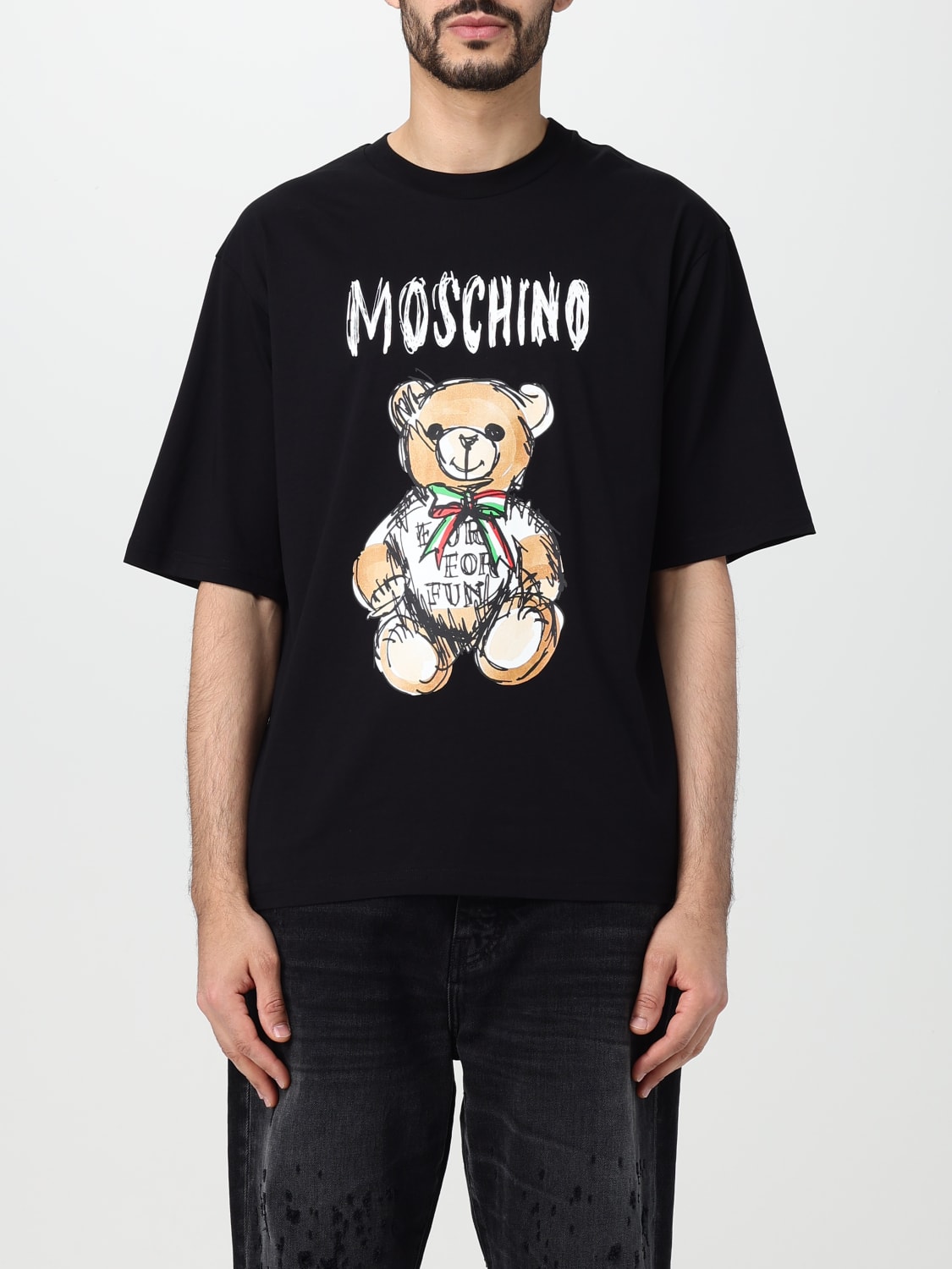 Moschino t outlet shirt uomo orso