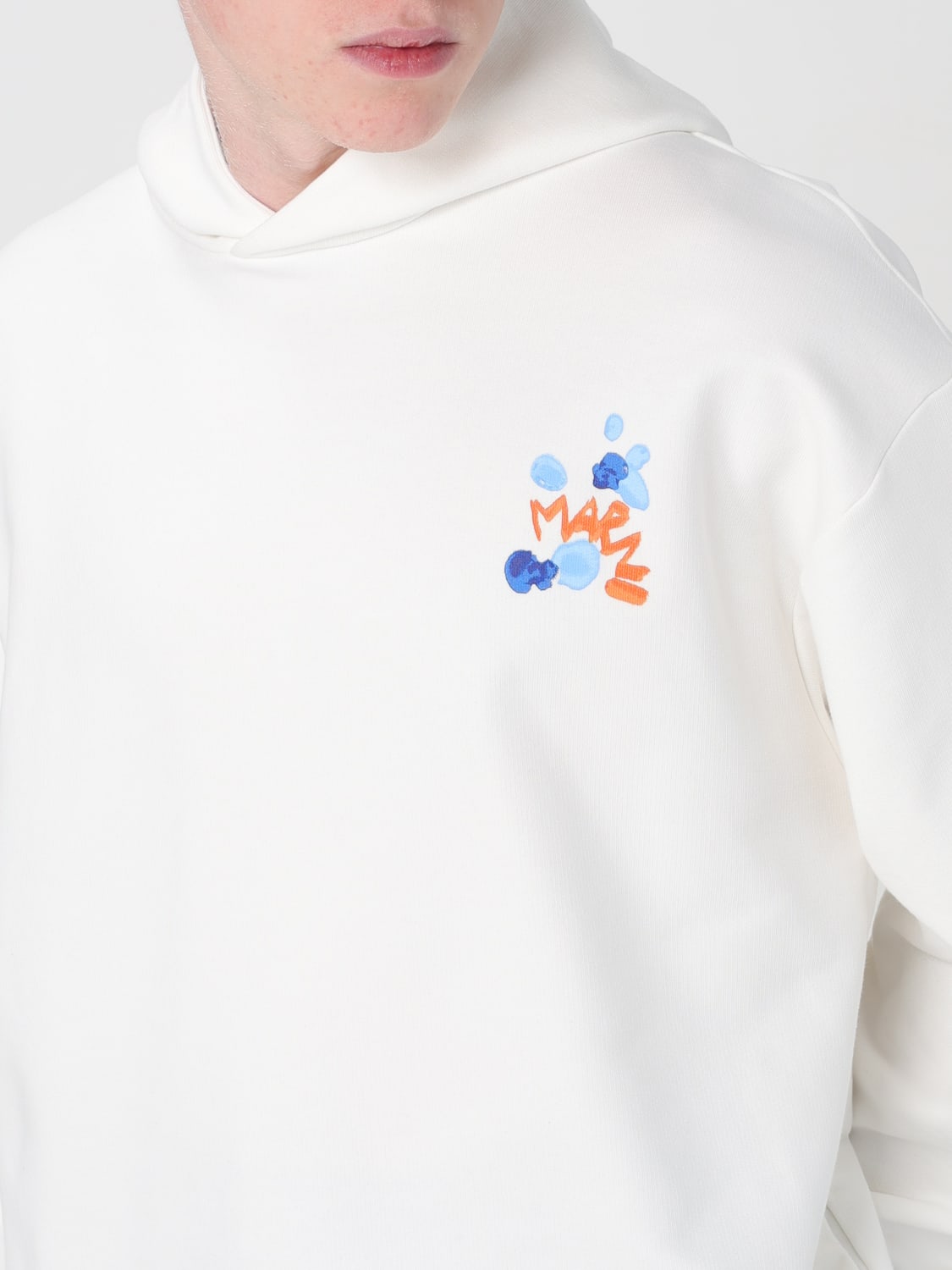 MARNI sweatshirt for man White Marni sweatshirt