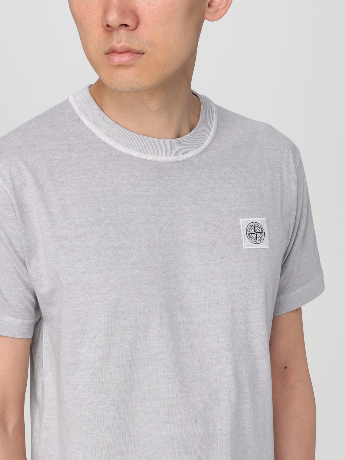 STONE ISLAND: t-shirt for man - Grey 1 | Stone Island t-shirt