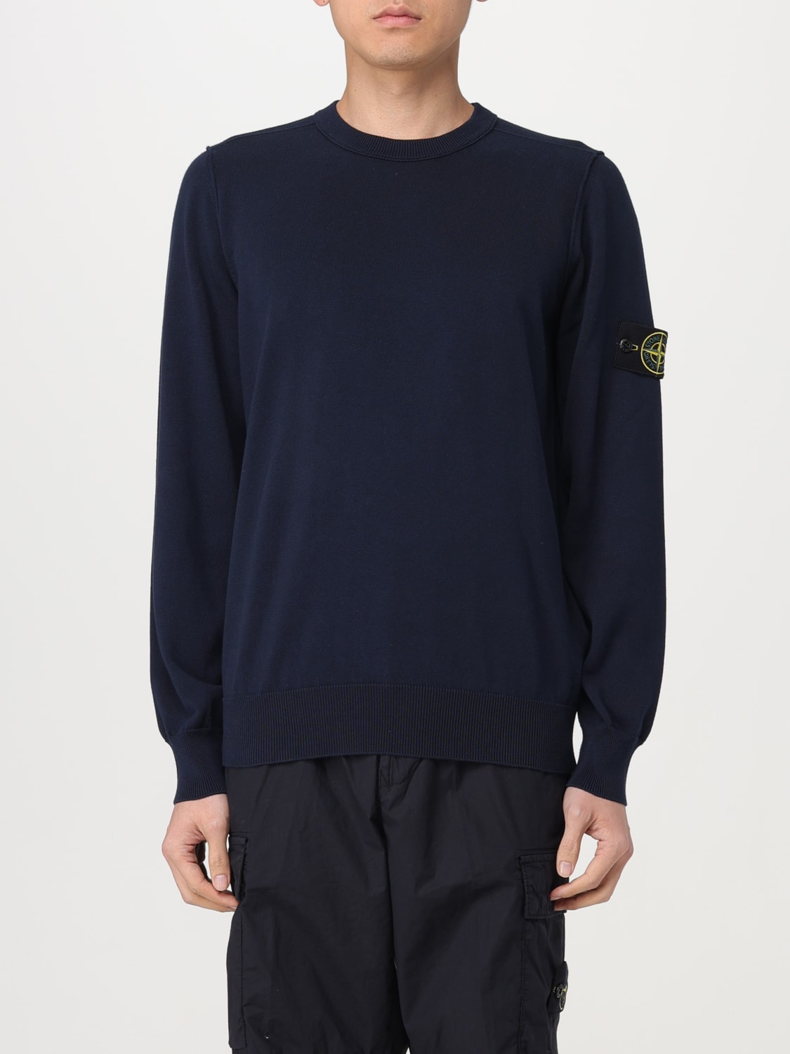 Blue stone shop island jumper mens