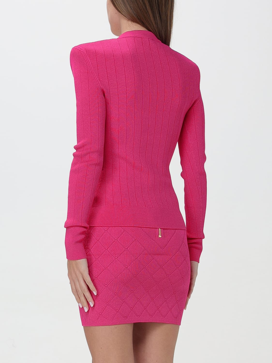 BALMAIN sweater for woman Fuchsia Balmain sweater