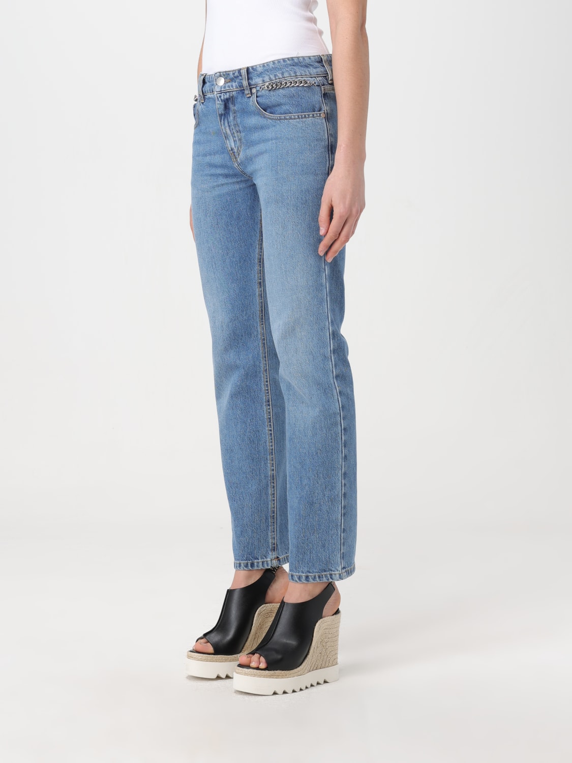 Stella mccartney high waisted hot sale jeans