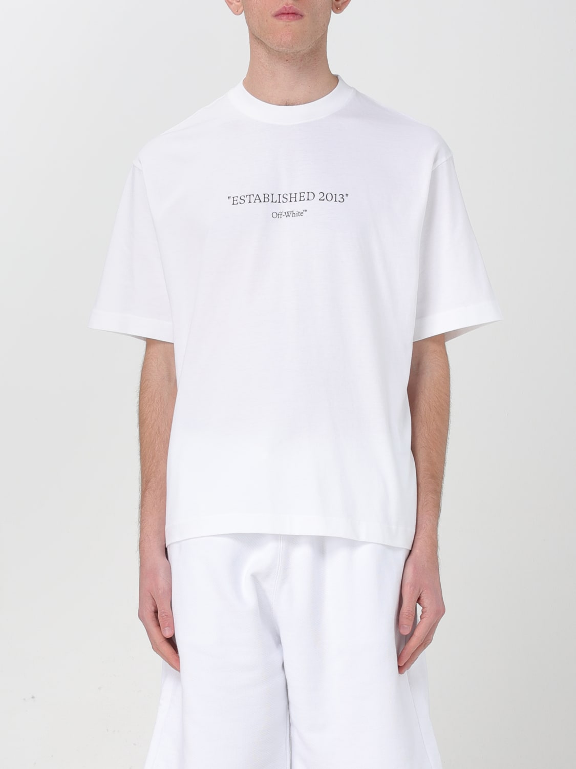 OFF-WHITE：Tシャツ メンズ - ホワイト | GIGLIO.COMオンラインのOff