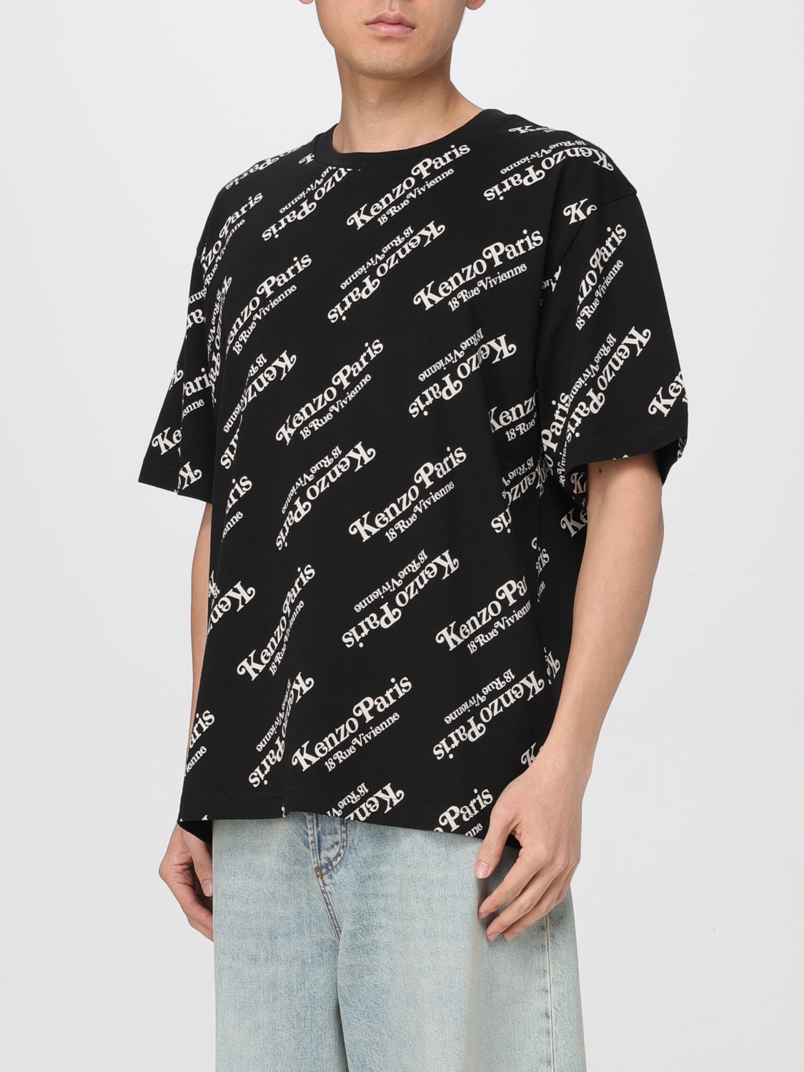 T shirt clearance kenzo homme noir