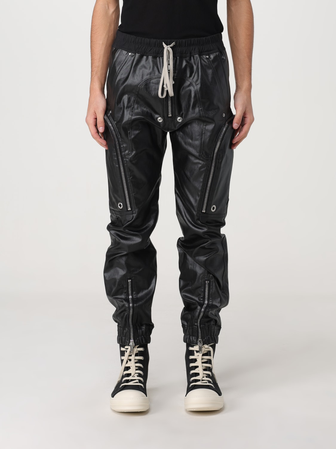 RICK OWENS：パンツ メンズ - ブラック | GIGLIO.COMオンラインのRick