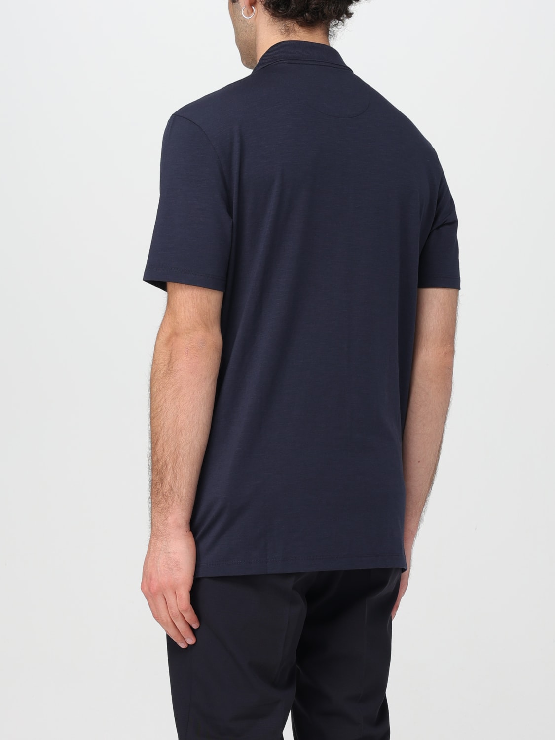 HUGO: polo shirt for man - Blue | Hugo polo shirt 50496003 online at ...