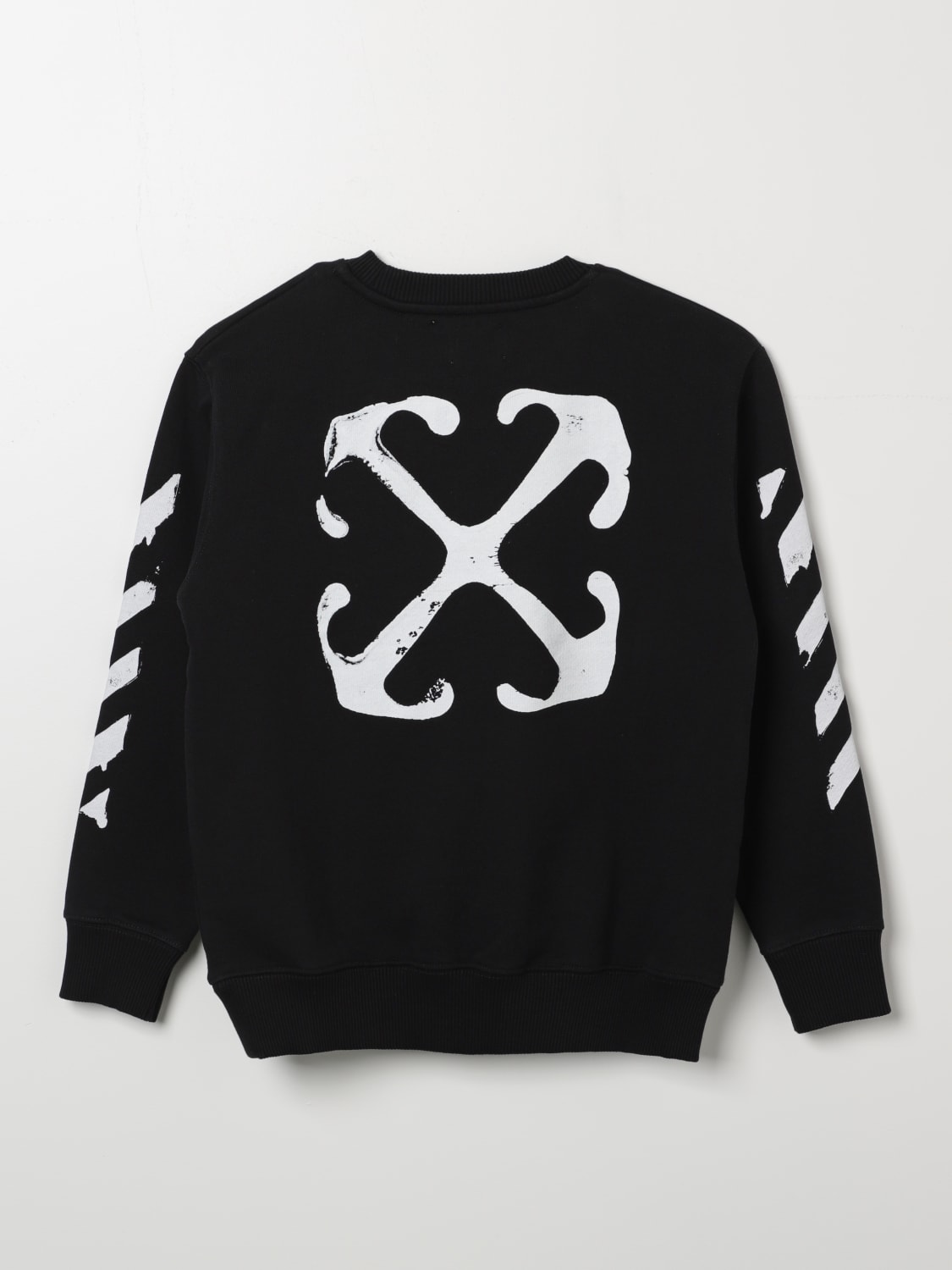 OFF WHITE sweater for boys Black Off White sweater