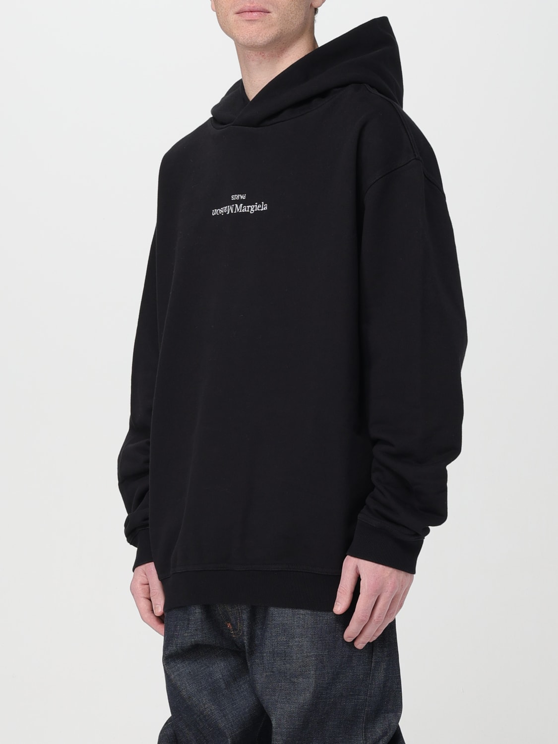 MAISON MARGIELA MAN BLACK SWEATSHIRTS - MAISON MARGIELA - SWEATSHIRTS