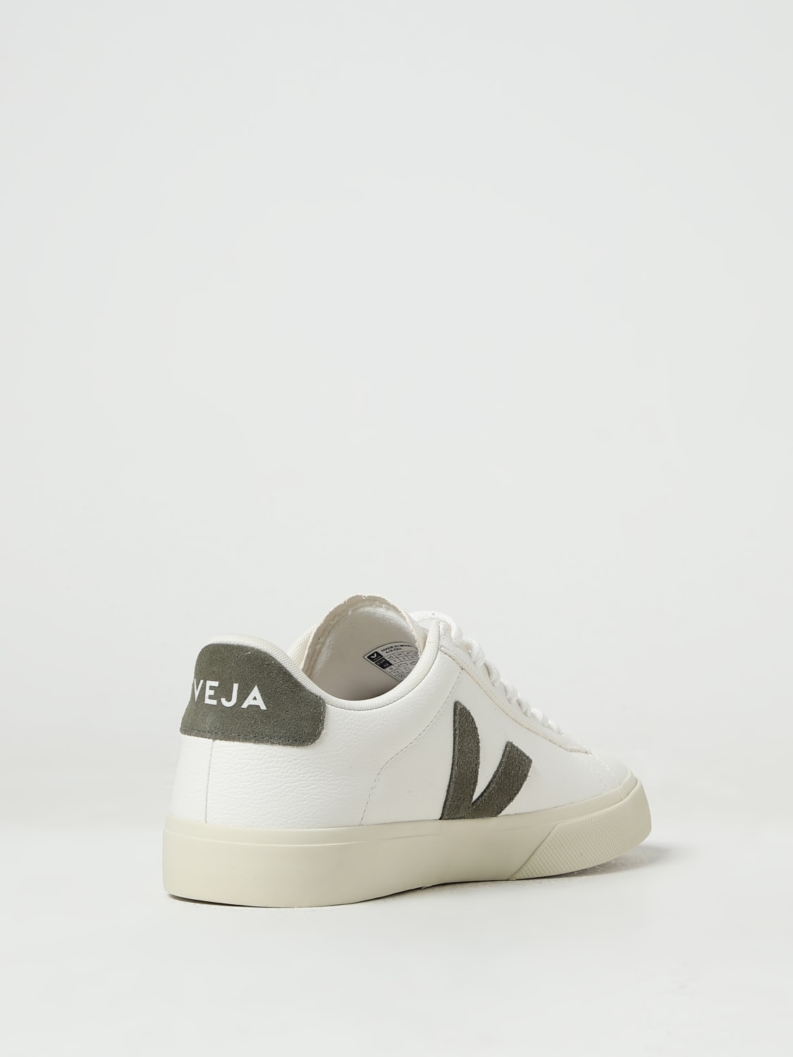 Zapatillas Hombre Veja Campo Chromefree White/ Kaki