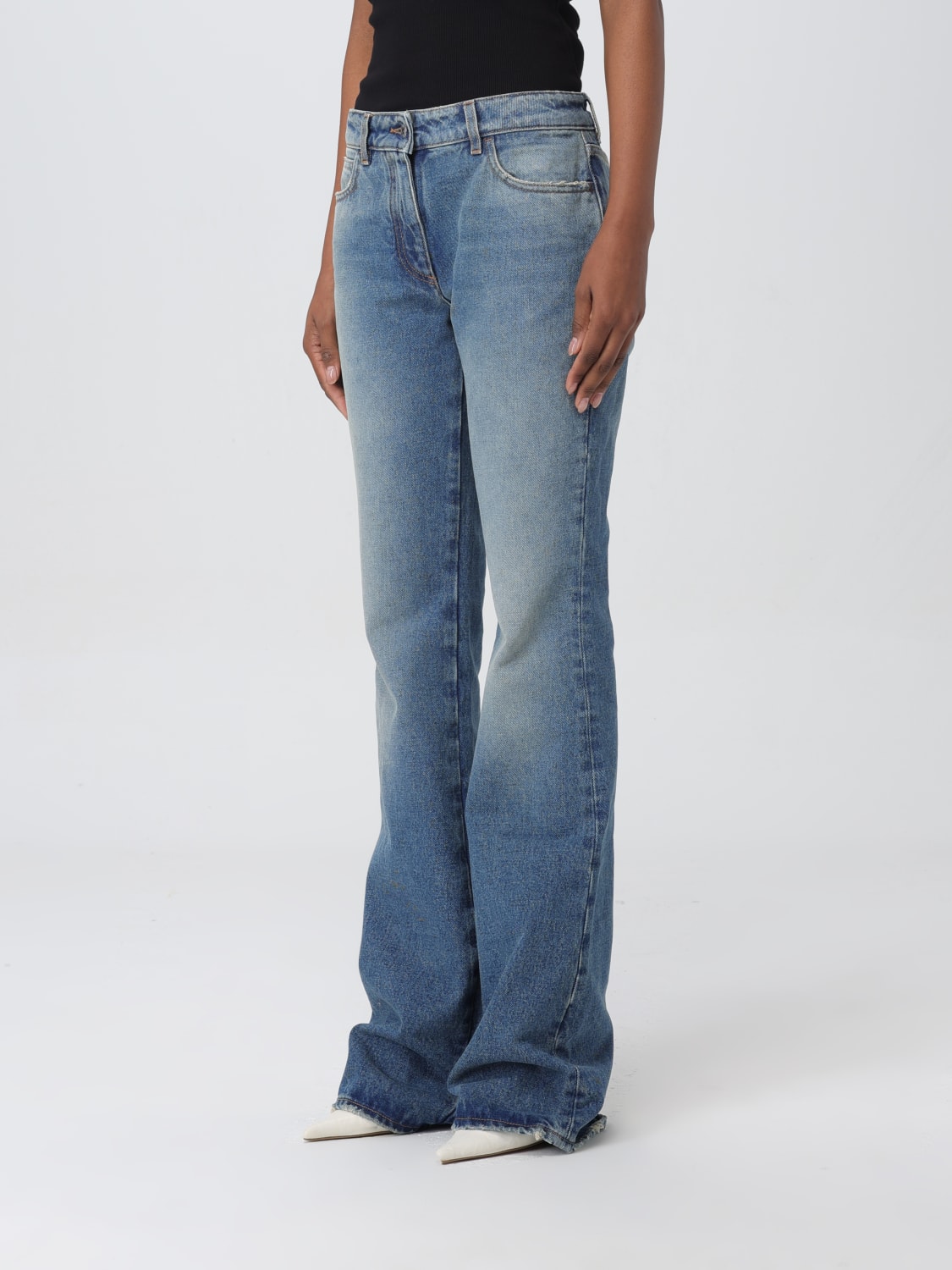 Jeans off 2025 white donna