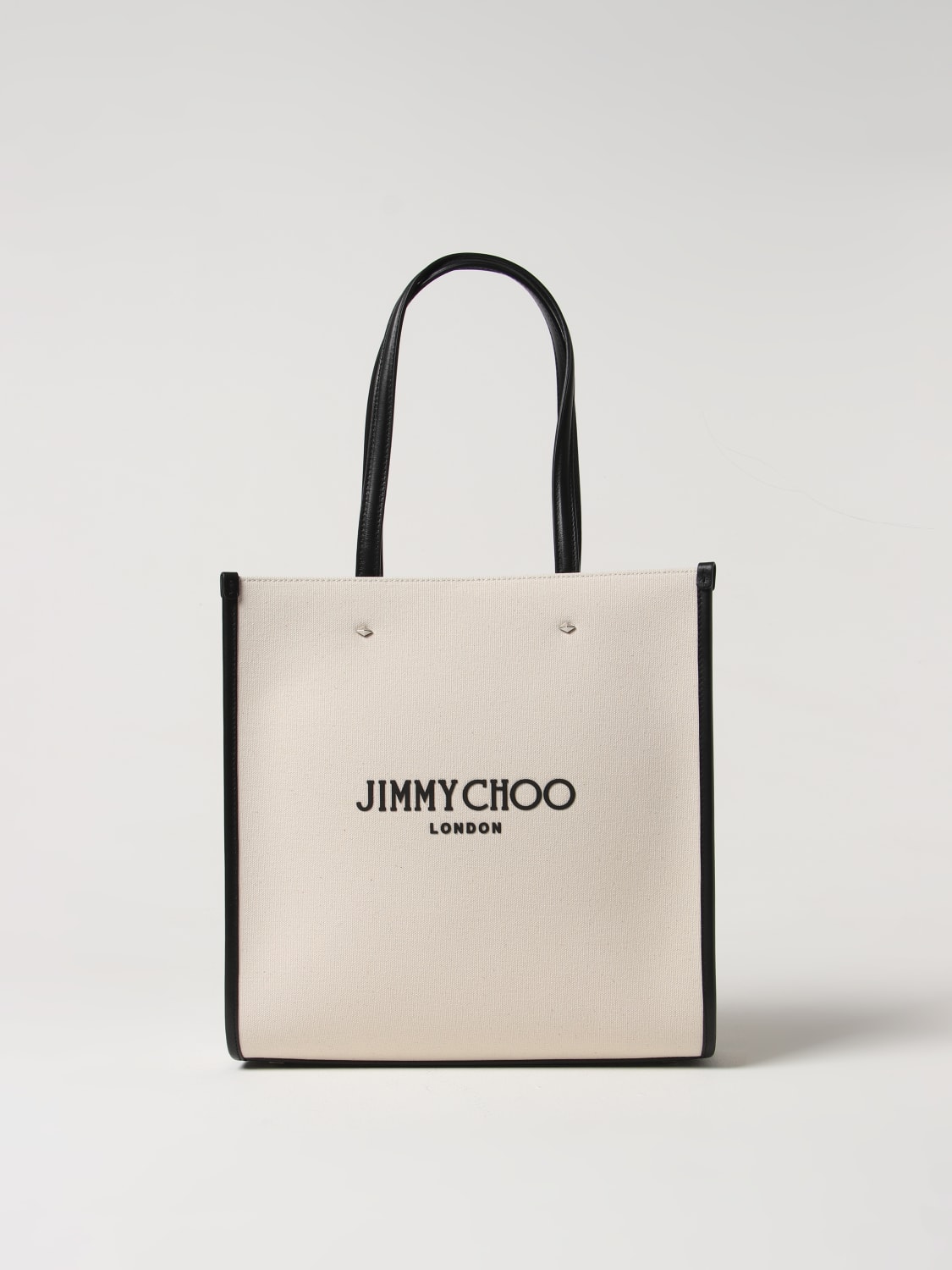 JIMMY CHOO：ハンドバッグ レディース - ベージュ | GIGLIO.COM