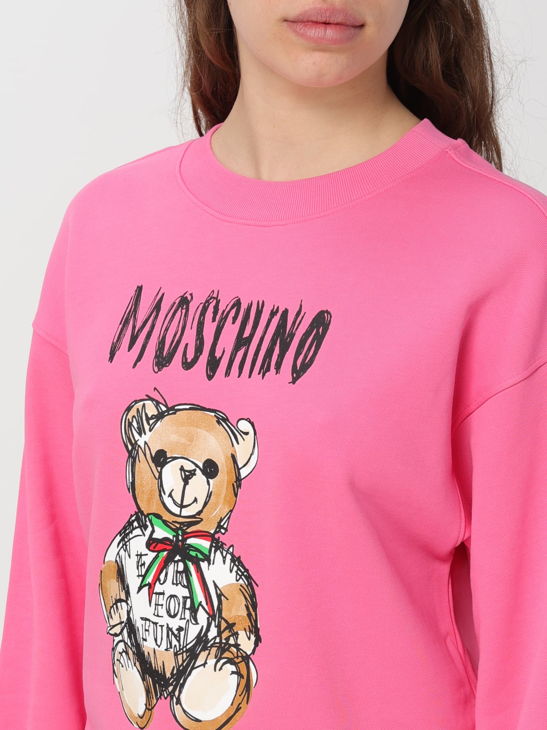 MOSCHINO Sweatshirt Fuchsia for girls