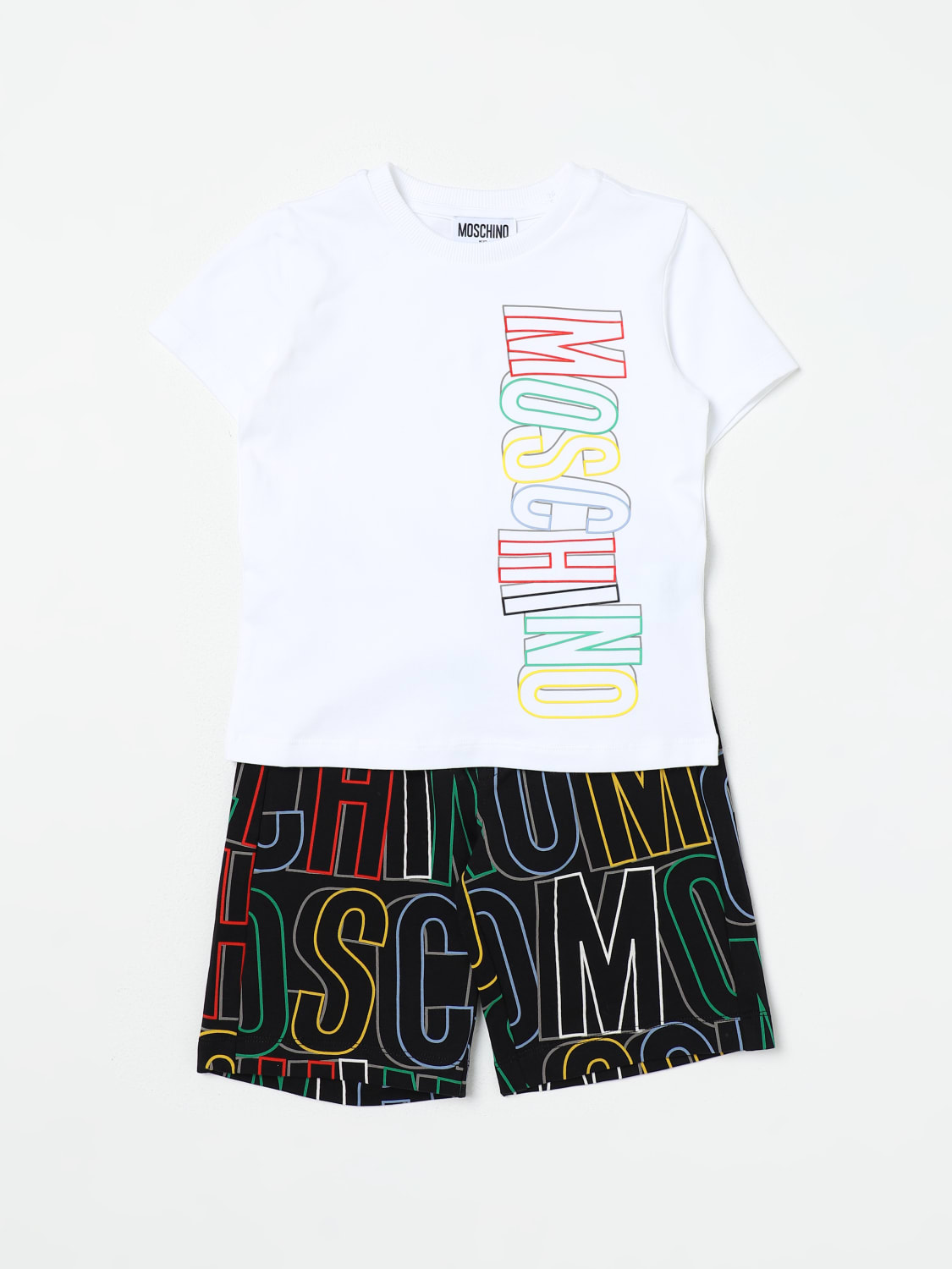 MOSCHINO KID: clothing set for boy - White