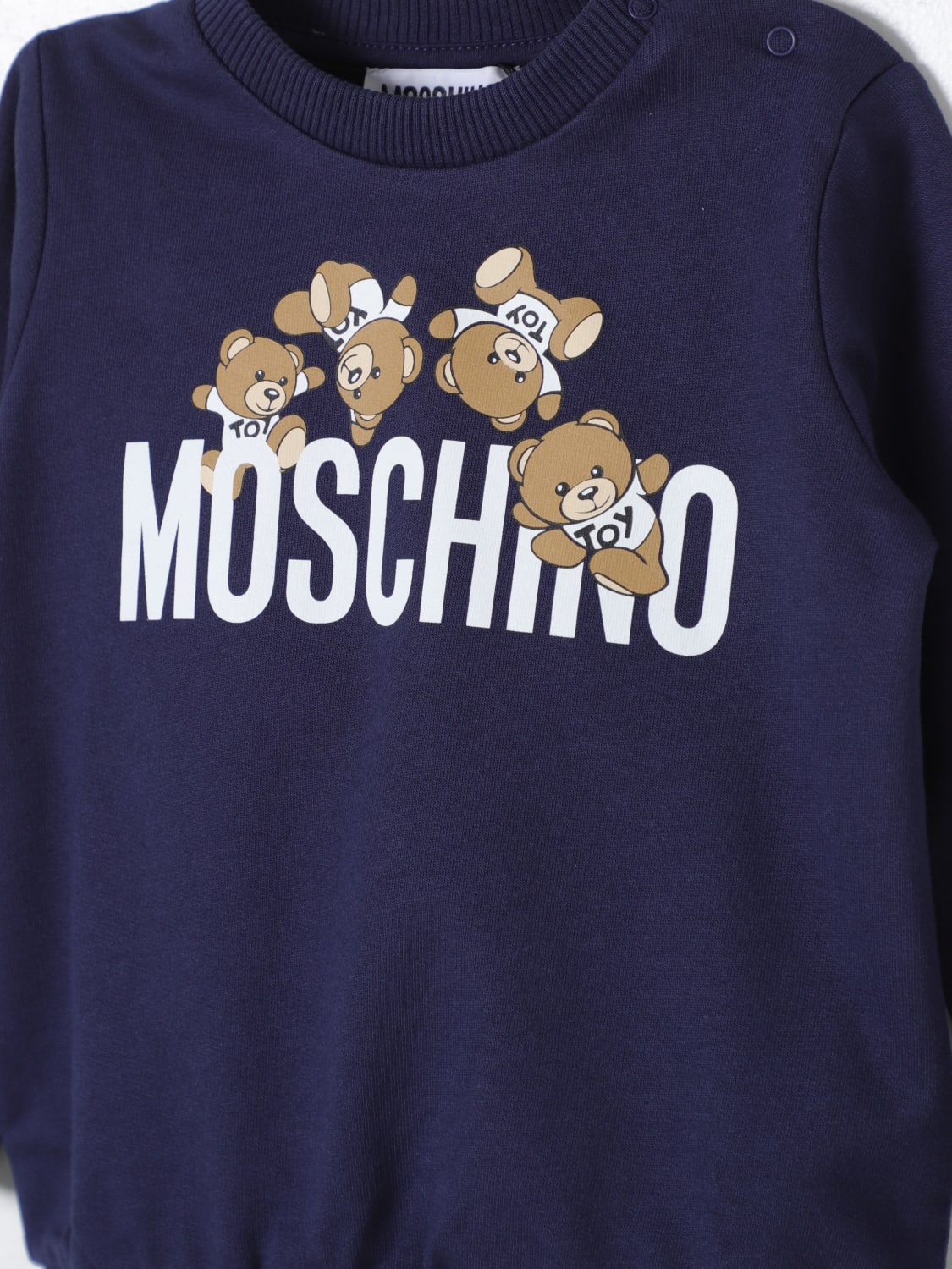 MOSCHINO BABY sweater for baby Blue Moschino Baby sweater