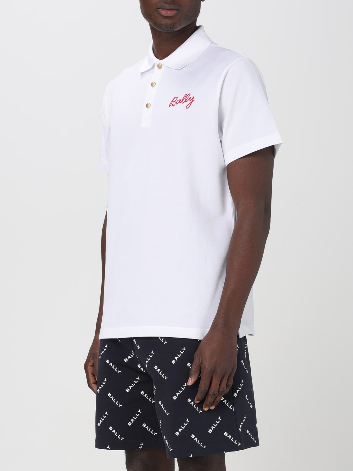 Men's bally shop polo shirt