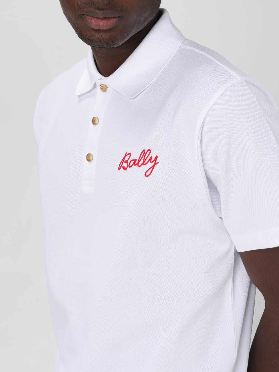 Men's bally polo clearance shirt