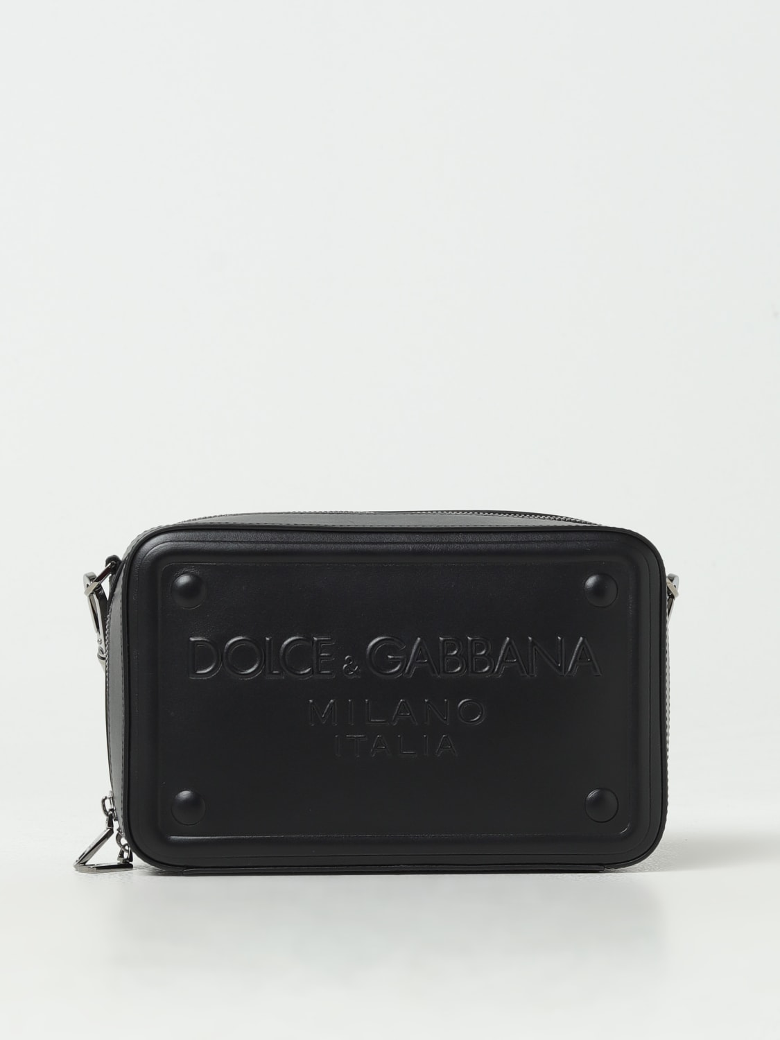 DOLCE & GABBANA: shoulder bag for man - Black | Dolce & Gabbana ...