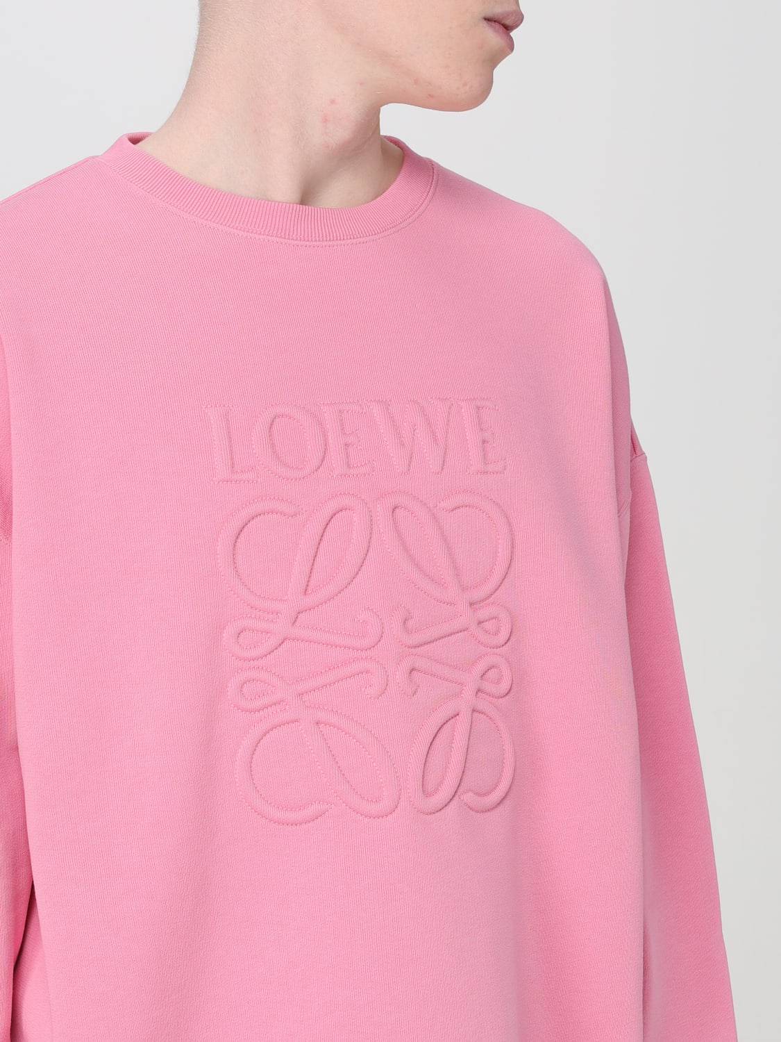 LOEWE Sudadera para hombre Rosa Sudadera Loewe H526Y24X32 en