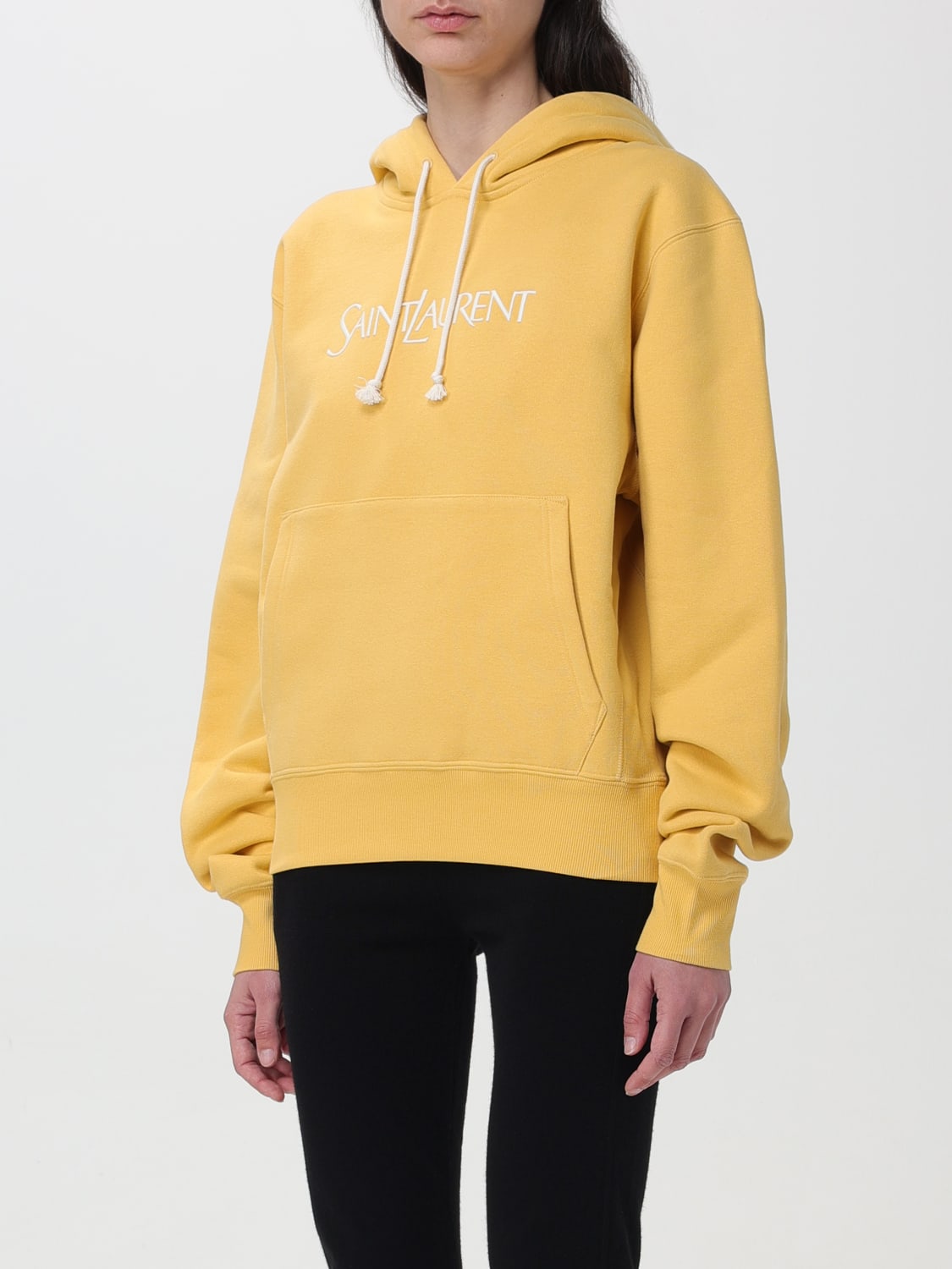 Saint laurent 2025 yellow sweatshirt