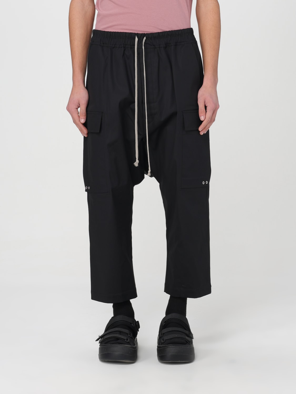 RICK OWENS：パンツ メンズ - ブラック | GIGLIO.COMオンラインのRick