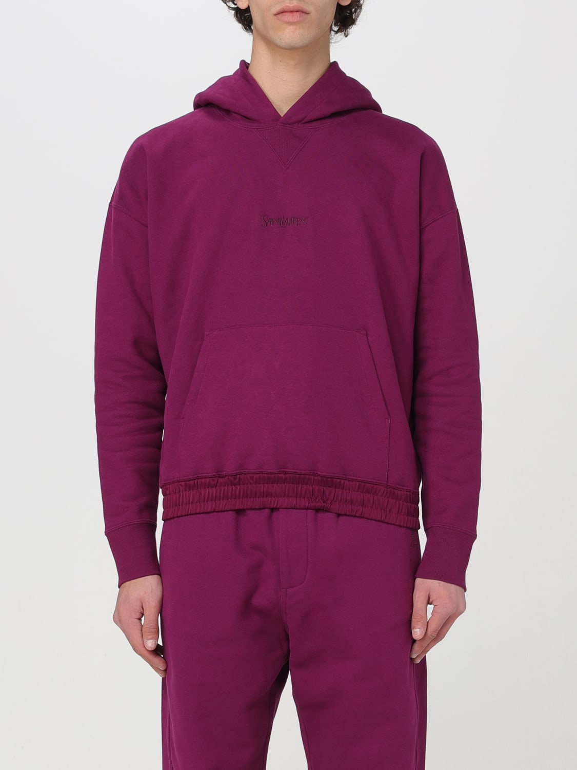 Ysl pink hoodie hot sale