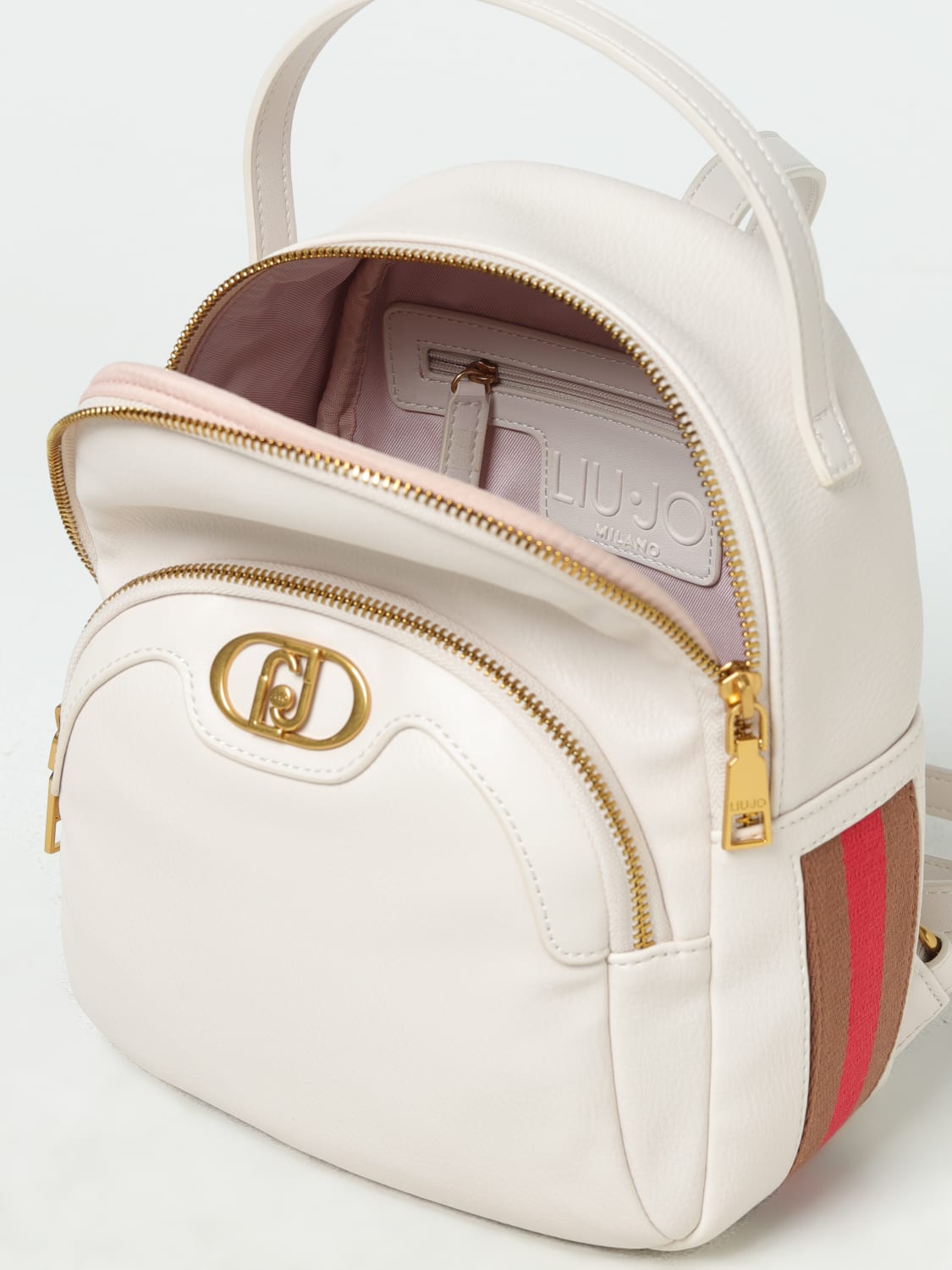 LIU JO backpack for woman Yellow Cream Liu Jo backpack