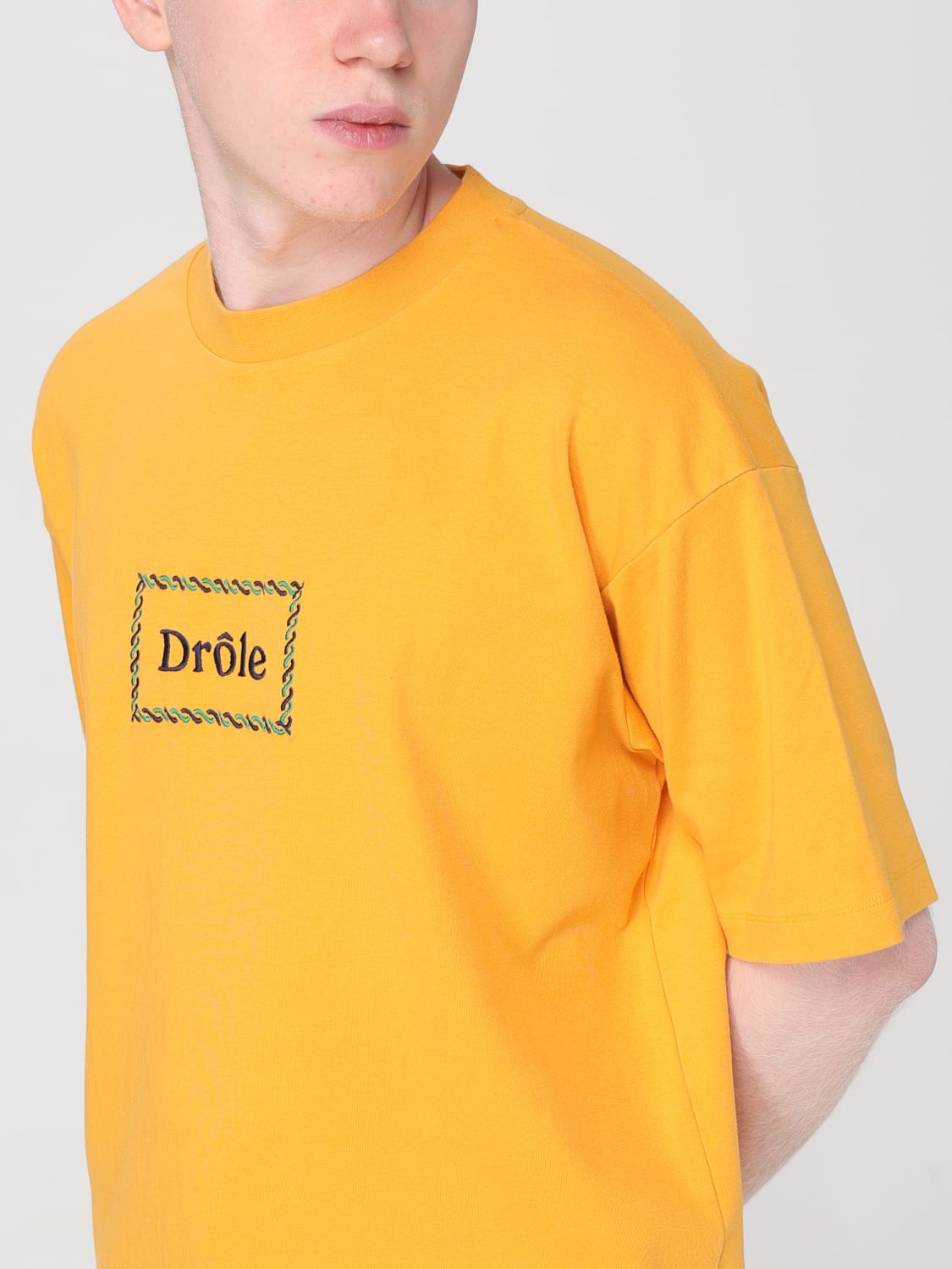 DROLE DE MONSIEUR t shirt for man Ocher Drole De Monsieur t