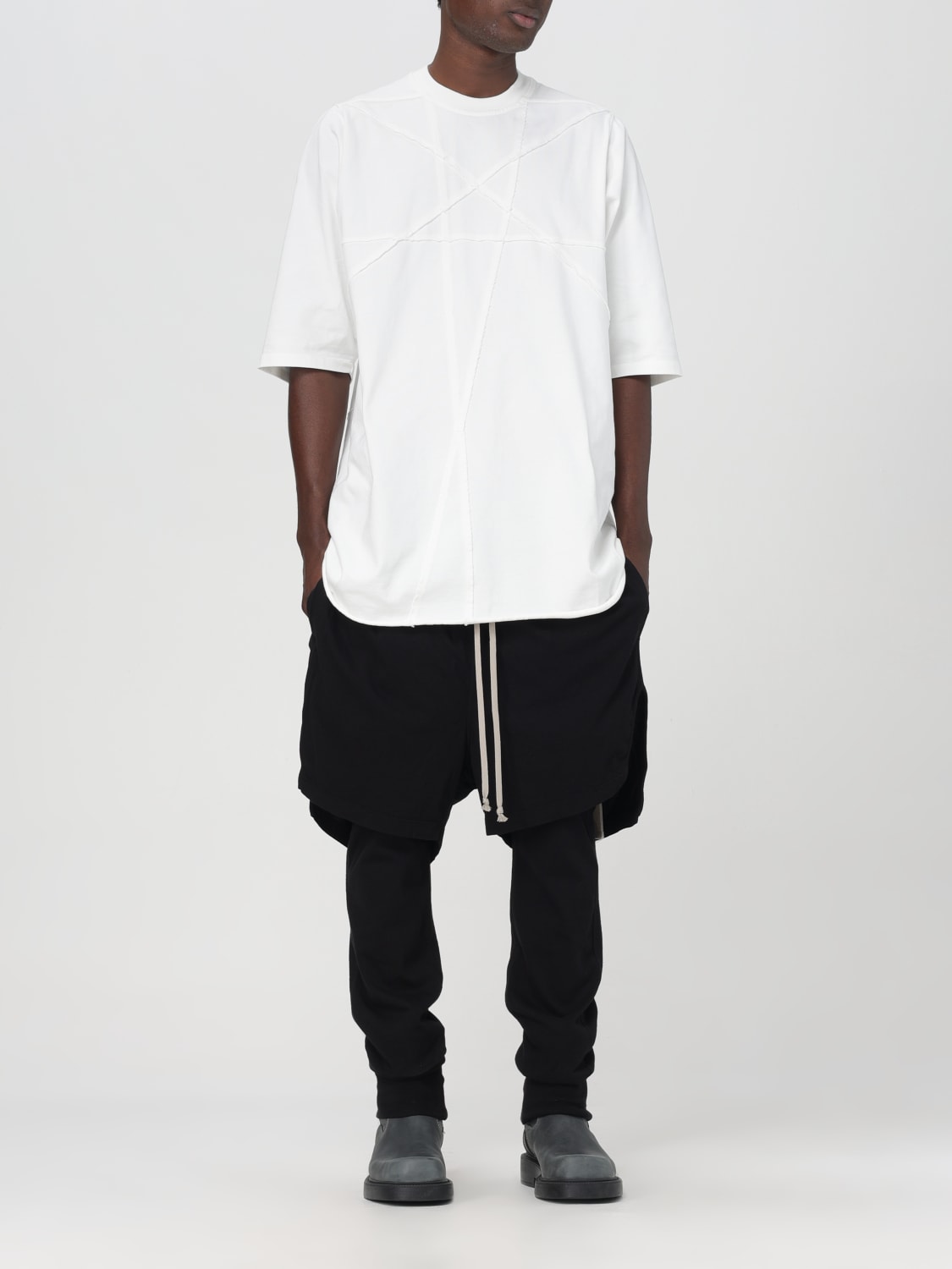 RICK OWENS DRKSHDW: t-shirt for man - Milk | Rick Owens Drkshdw t