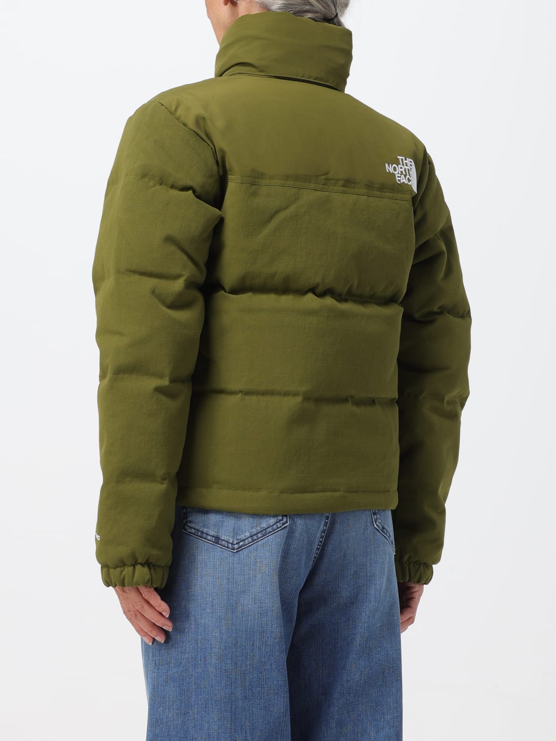 North face forest hot sale green jacket