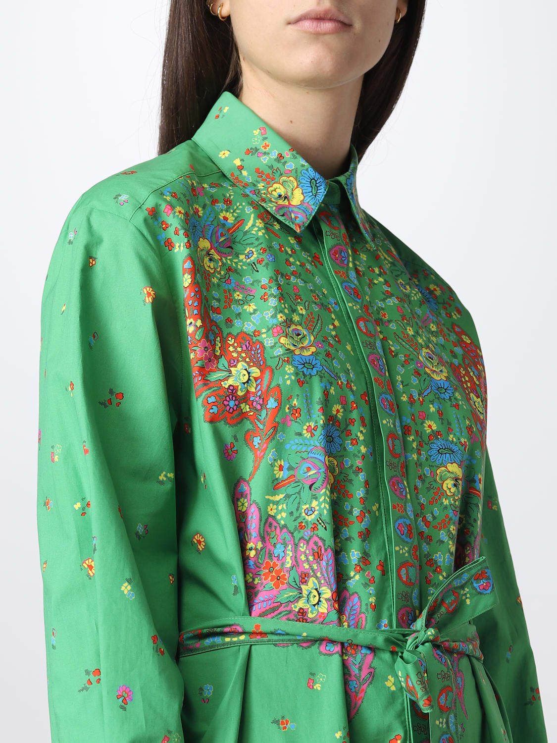 Kenzo Outlet dress for woman Acid Green Kenzo dress FC62RO0979I2