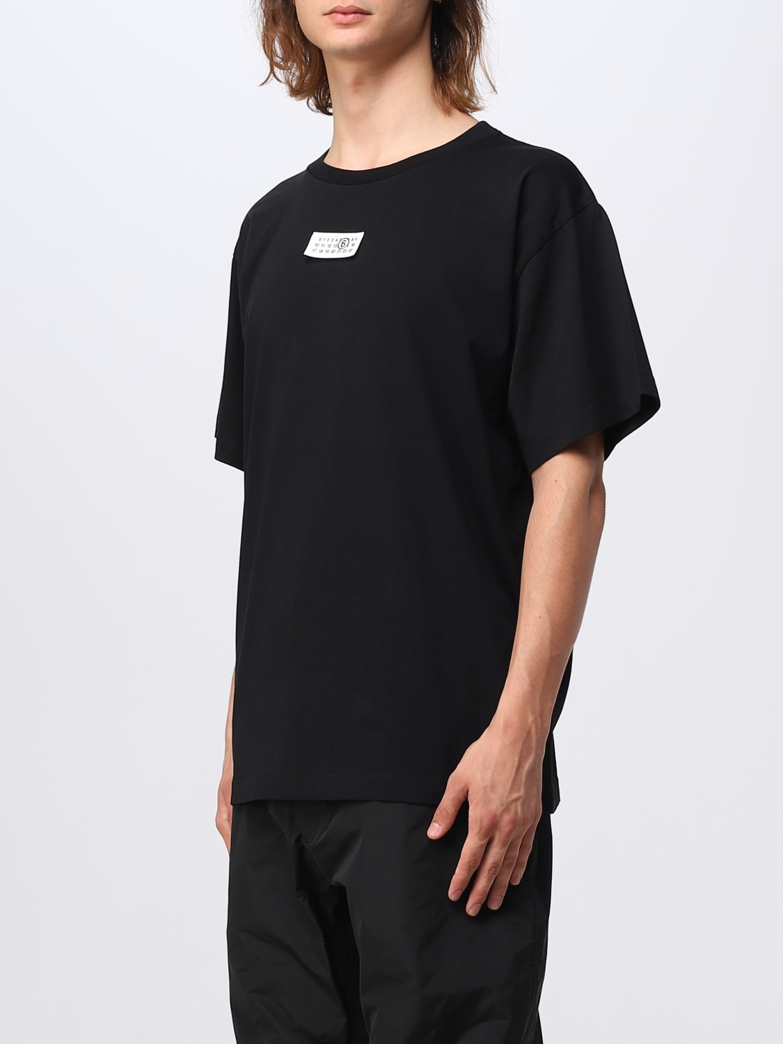 MM6 MAISON MARGIELA: t-shirt for man - Black | Mm6 Maison Margiela