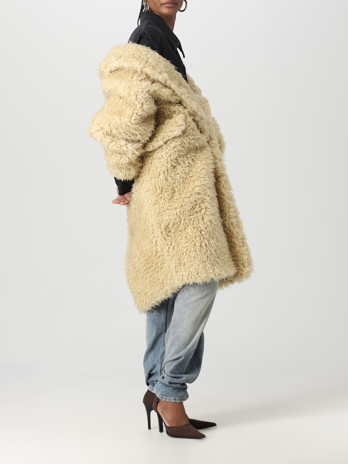 MM6 MAISON MARGIELA: coat for woman - Beige | Mm6 Maison Margiela