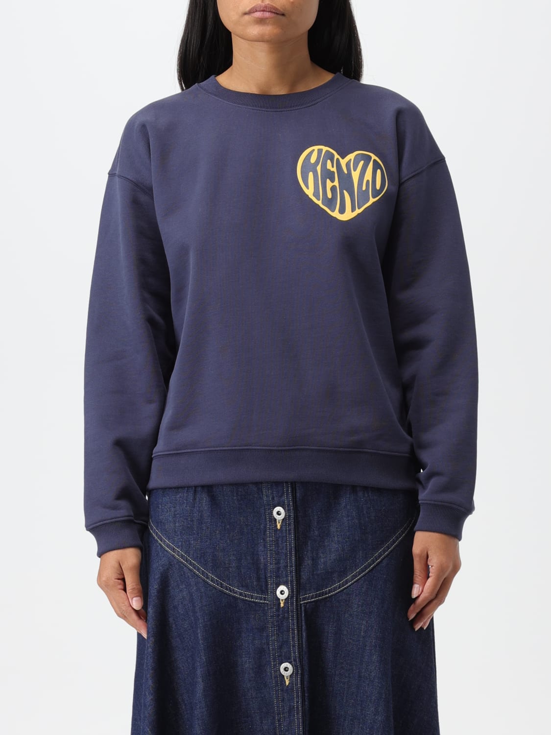 Kenzo blue outlet sweatshirt