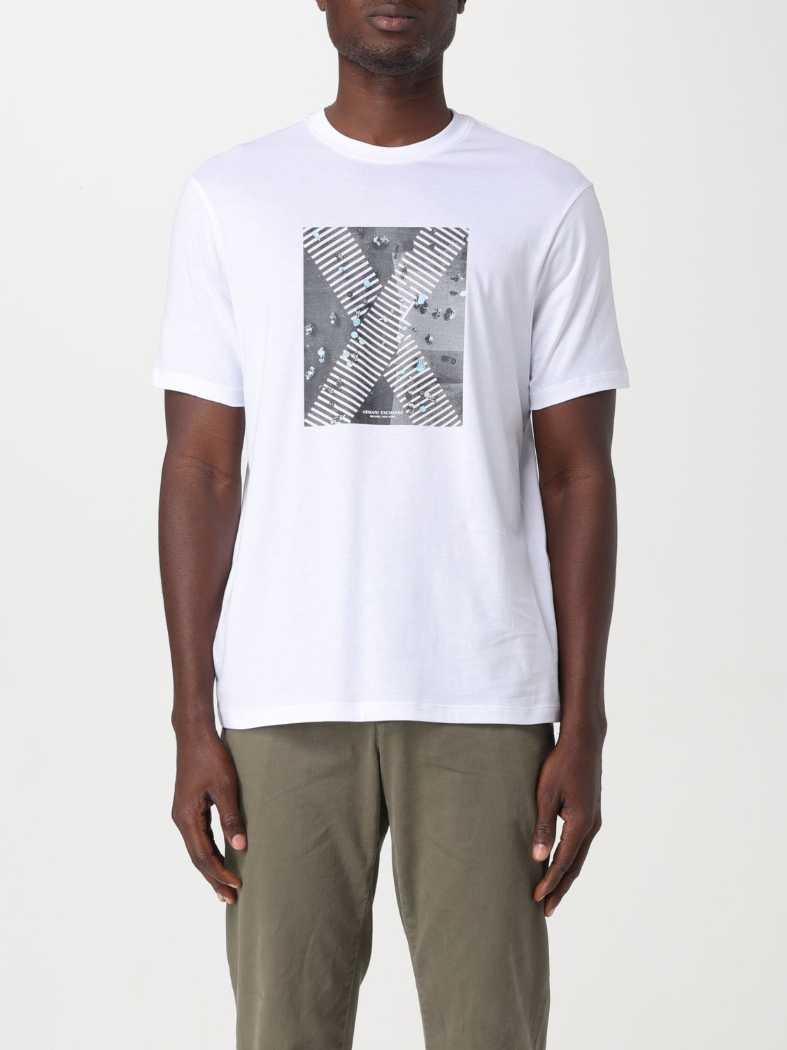 ARMANI EXCHANGE T-SHIRT UOMO CON STAMPA