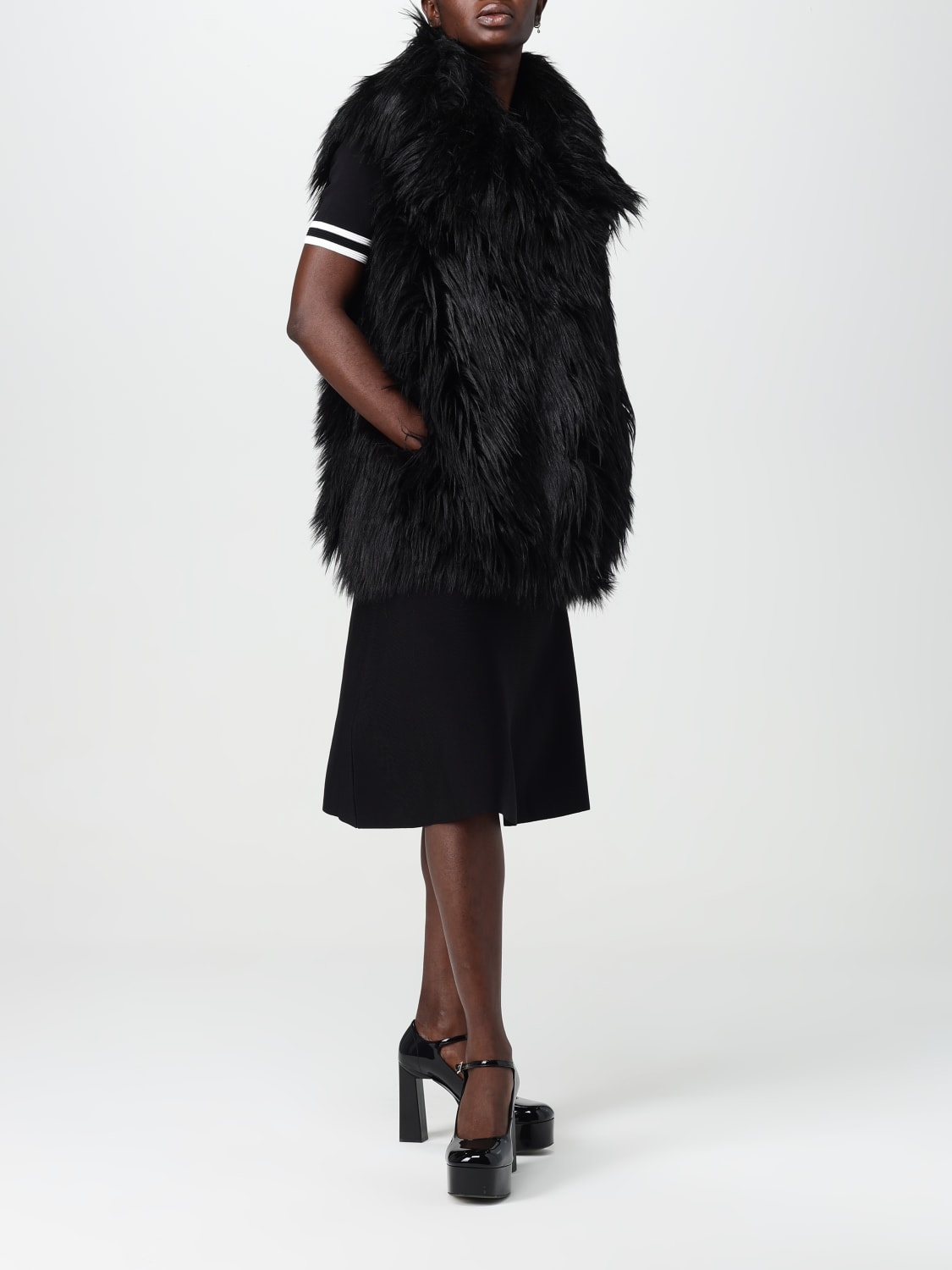 Karl lagerfeld hot sale fur coat