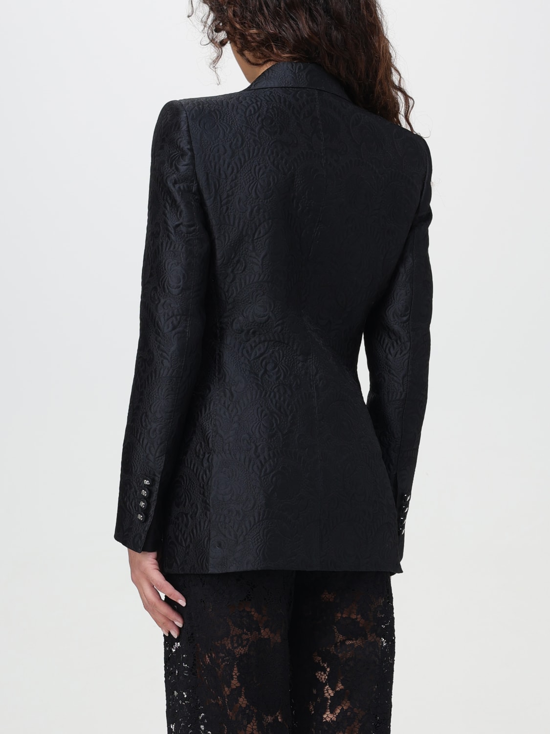 Dolce and gabbana hot sale women's black blazer